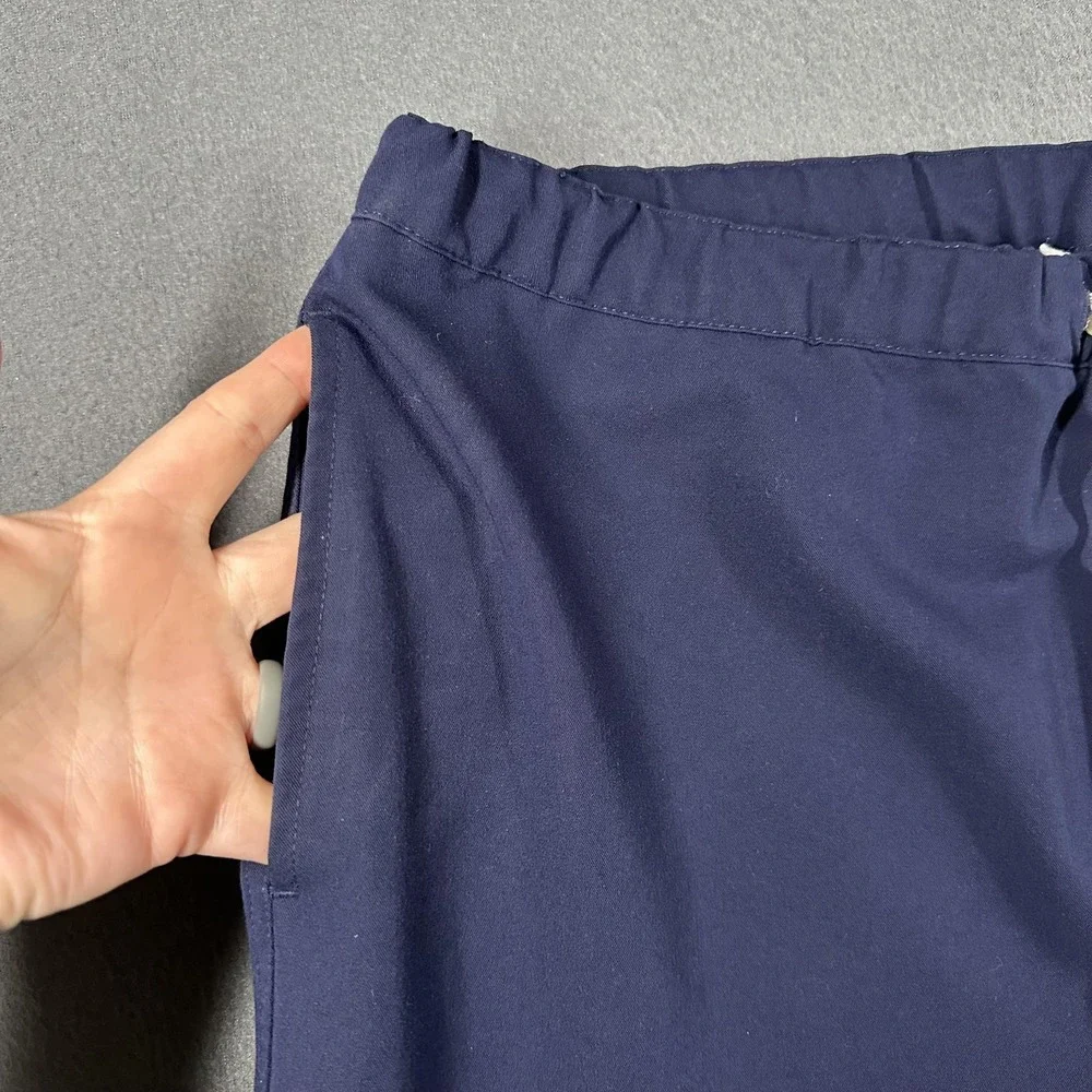 FIGS‎ Technical Collection Pants Mens Large Navy Blue Scrub Drawstring PO 3585